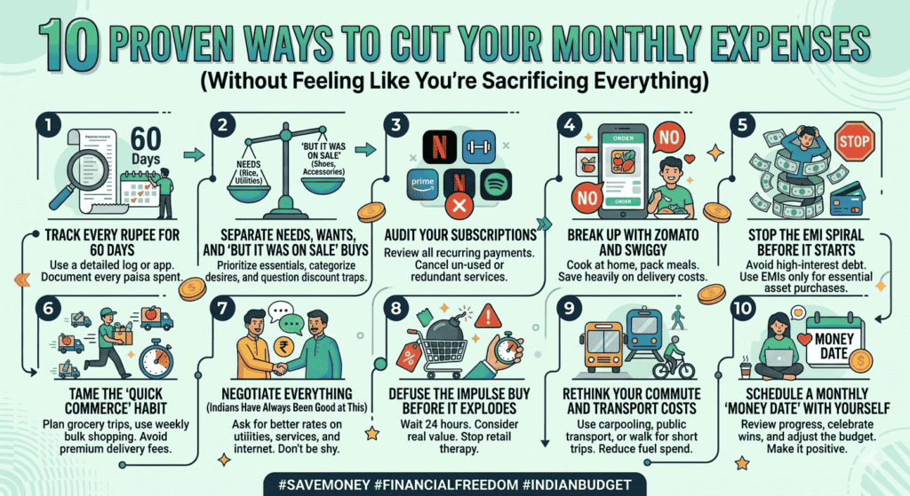 Ways to Cut Your Monthly Expenses