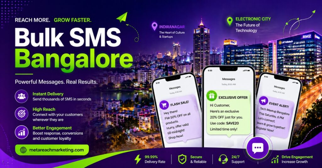 bulk sms service provider  in Bangalore