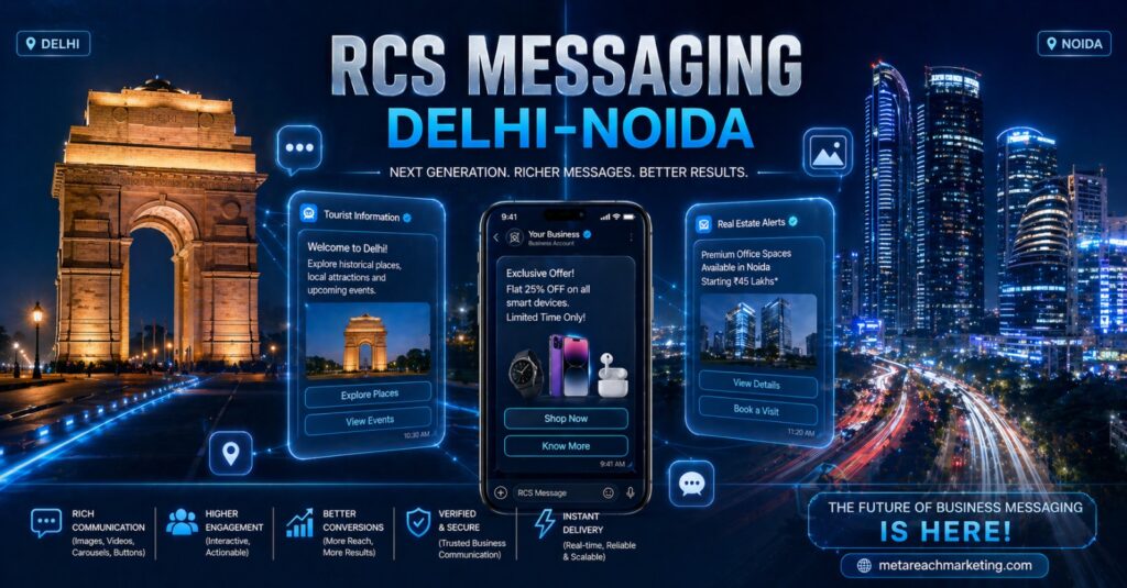 RCS Messaging Services in Delhi-Noida